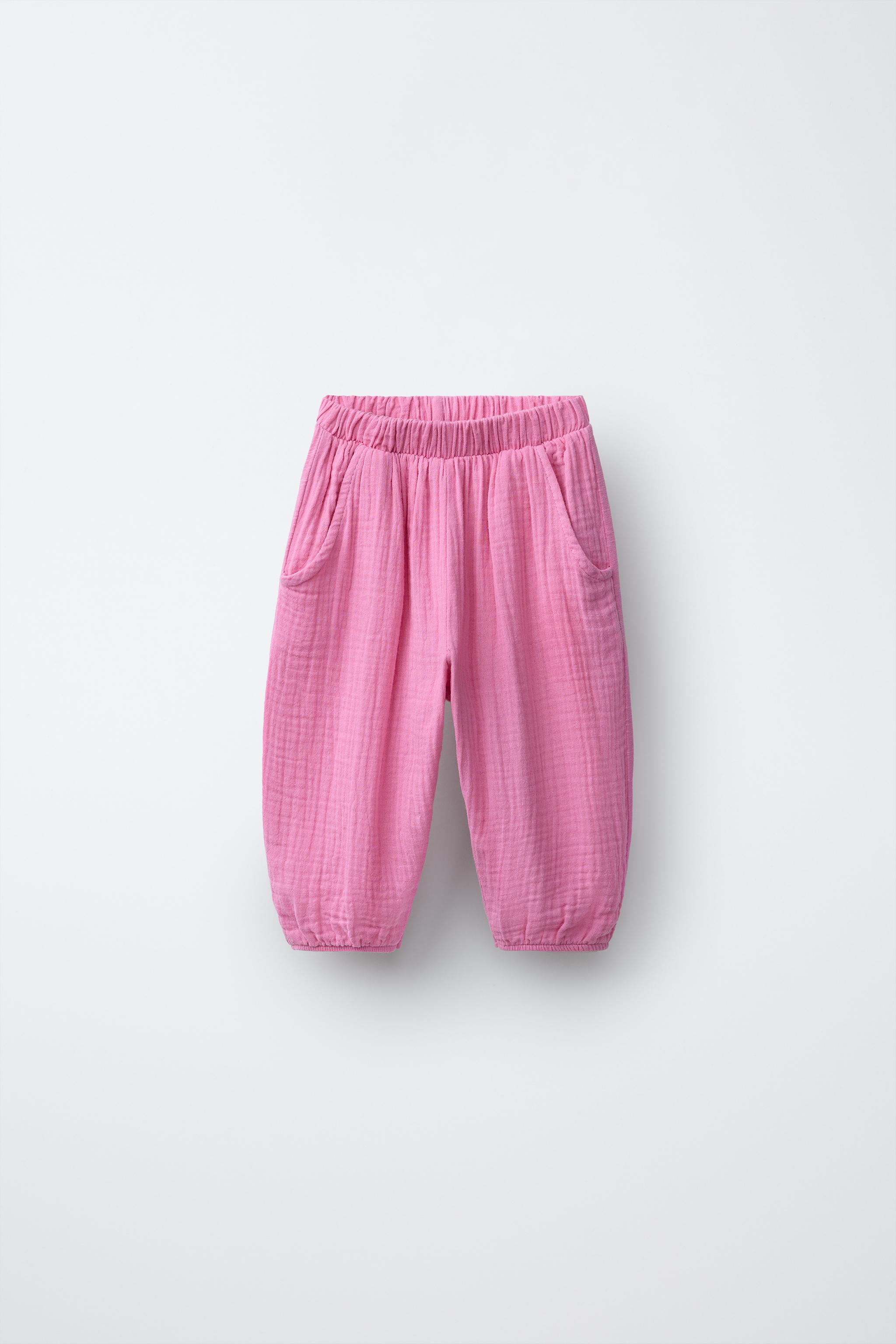 TEXTURED BARREL PANTS
